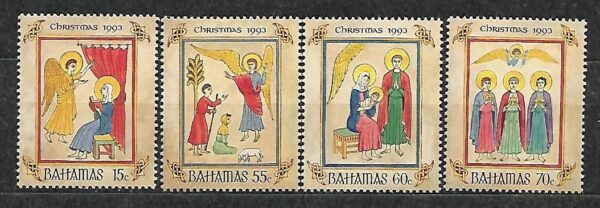 BOŻE NARODZENIE BAHAMY MI.821-824**