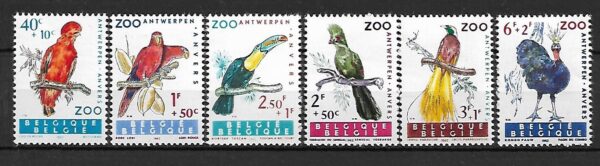 PTAKI BELGIA MI.1276-1281**