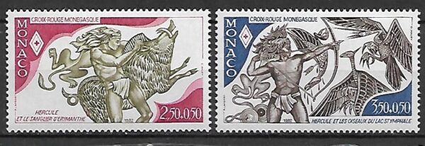 CZERWONY KRZYŻ MONAKO MI.1551-1552**