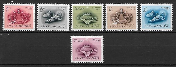DZIEŃ DZIECKA LUXEMBURG MI.541-546**