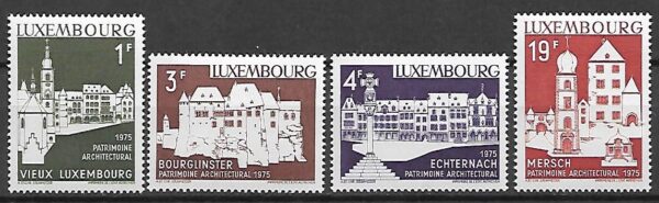 ARCHITEKTURA LUXEMBURG MI.900-903**
