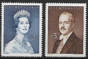 SŁAWNI LUDZIE LIECHTENSTEIN MI.402-403**