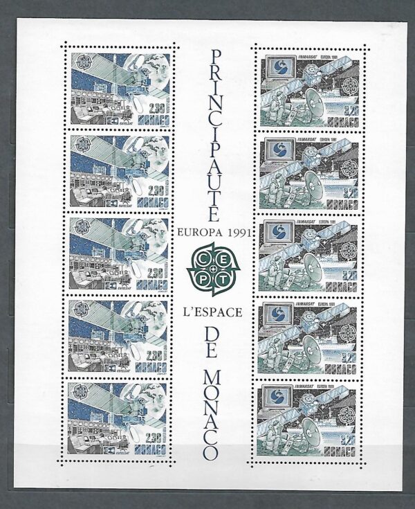 EUROPA CEPT MONAKO MI.BL.50**