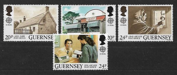 EUROPA CEPT GUERNSEY MI.483-486**