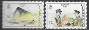 EUROPA CEPT GIBRALTAR MI.451-452**