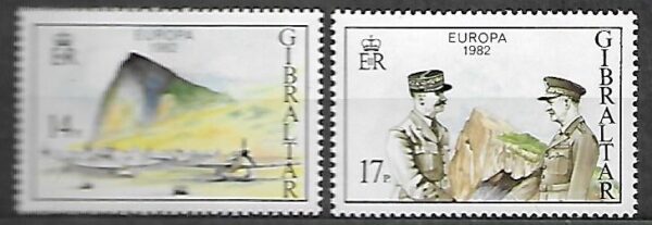 EUROPA CEPT GIBRALTAR MI.451-452**