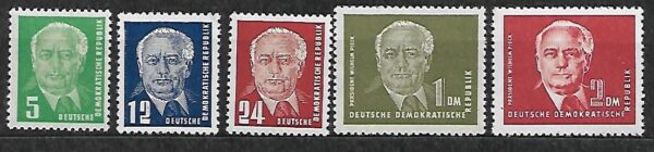 SŁAWNI LUDZIE DDR MI.322-326**