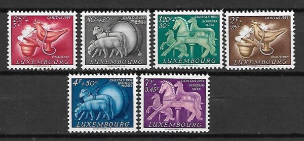 ZABAWKI LUXEMBURG MI.525-530**