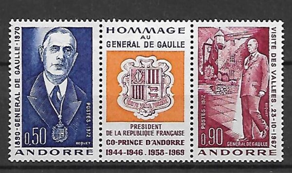 PREZYDENT ANDORRA FRANCUSKA MI.245-246**