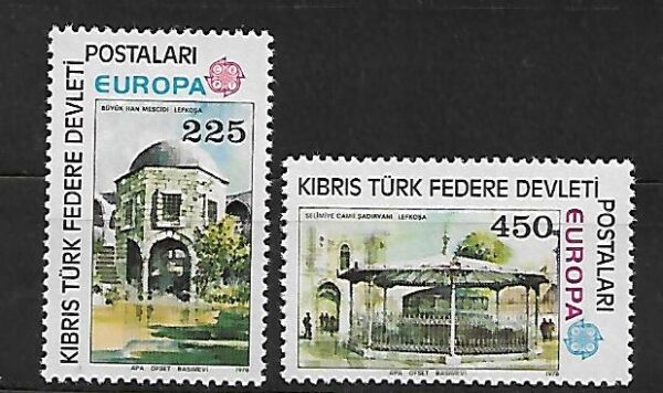 EUROPA CEPT CYPR TURECKI MI.55-56**