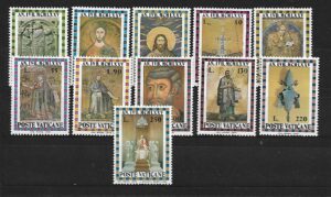 MALARSTWO WATYKAN MI.646-656**