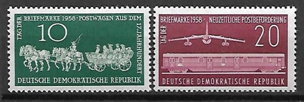 DZIEŃ ZNACZKA DDR MI.660-661**
