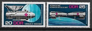LOT W KOSMOS DDR MI.1341-1342**