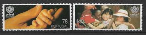 UNICEF PORTUGALIA MI.2121-2122A**
