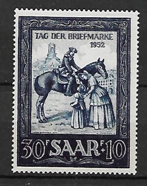 DZIEŃ ZNACZKA NIEMCY SAARA MI.316**