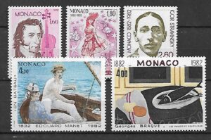 MALARSTWO MONAKO MI.1553-1557**