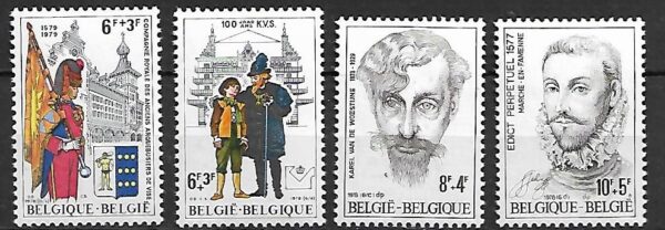 SŁAWNI LUDZIE BELGIA MI.1945-1948**