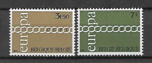 EUROPA CEPT BELGIA MI.1633-1634**