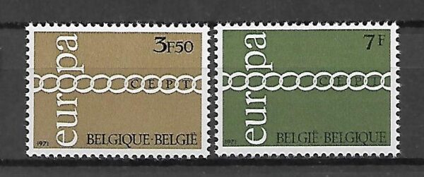 EUROPA CEPT BELGIA MI.1633-1634**