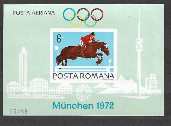 OLIMPIADA LETNIA RUMUNIA MI.BL.94**