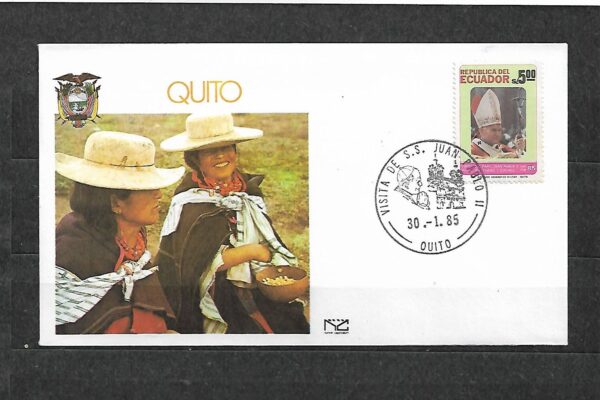 WIZYTA JANA PAWŁA II EKWADOR-QUITO