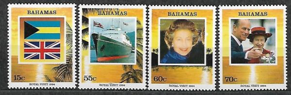 KRÓLOWA ELŻBIETA II BAHAMY MI.830-833**