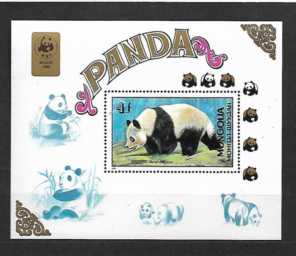 PANDA MONGOLIA MI.BL.134**