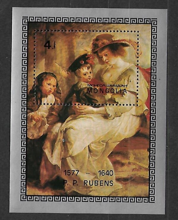 P.P.RUBENS MONGOLIA MI.BL.50**