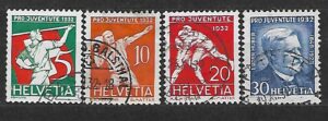 SPORT SZAWAJCARIA MI.262-265 KASOWANA