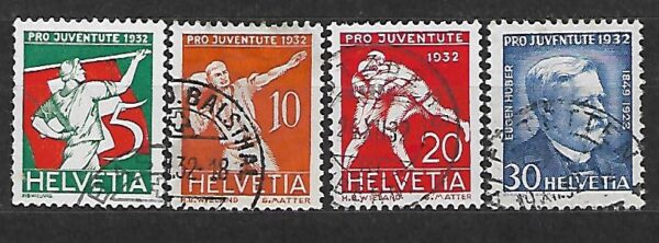 SPORT SZAWAJCARIA MI.262-265 KASOWANA