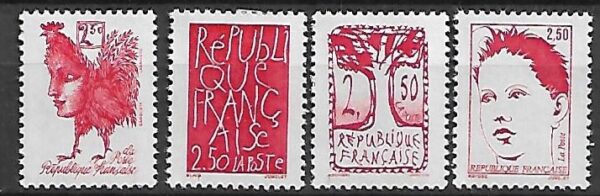 SZTUKA FRANCJA MI.2916-2919**