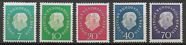 SŁAWNI LUDZIE RFN BERLIN MI.182-186**