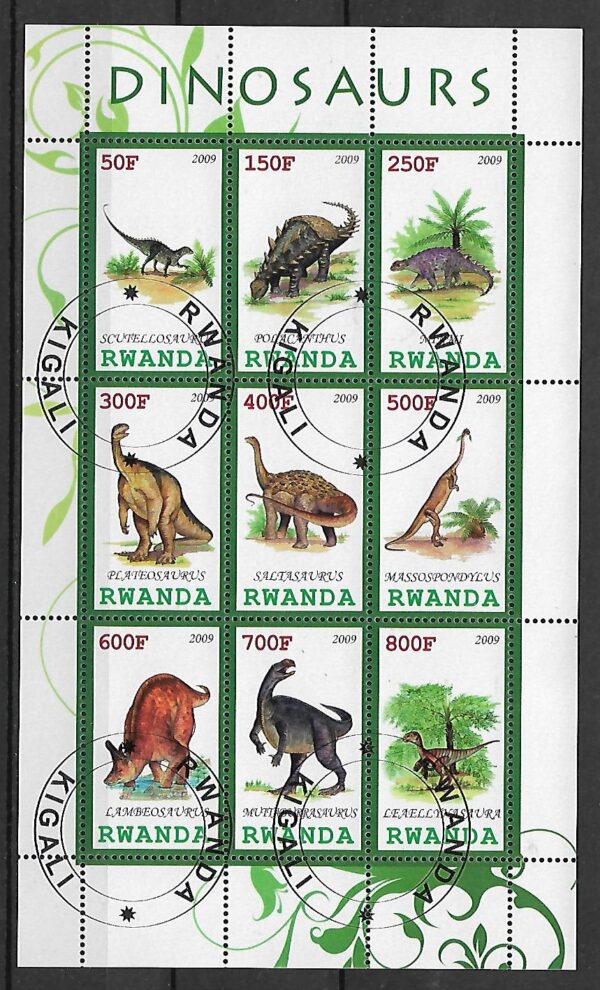 DINOZAURY RWANDA WYDANIE PRYWATNE KASOWANA