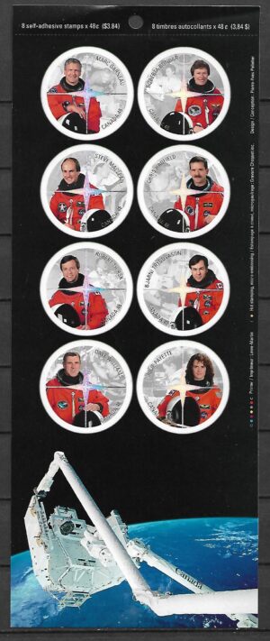 KANADYJSCY ASTRONAUCI KANADA MI.ARK.2139-2146**