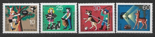 OCHRONA ZWIERZĄT RFN BERLIN MI.418-421**