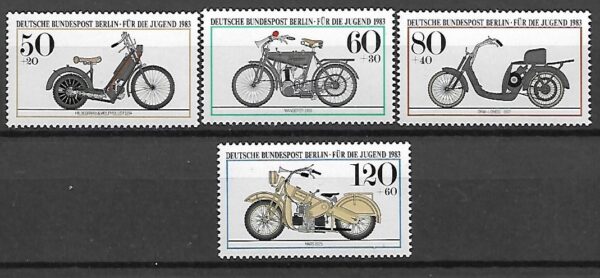 MOTOCYKLE  BERLIN MI.694-697**