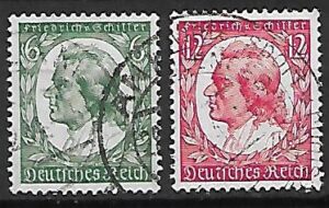 NIEMCY RZESZA MI.554-555 KASOWANY