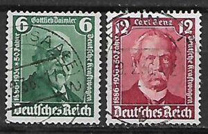 NIEMCY RZESZA MI.604-605 KASOWANY