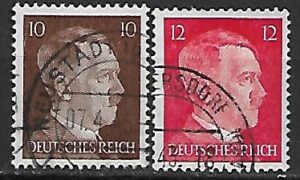NIEMCY RZESZA MI.826-827 KASOWANY