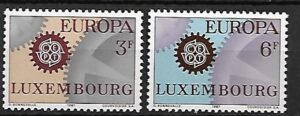 EUROPA CEPT LUXEMBURG MI.748-749**
