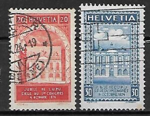 ARCHITEKTURA  SZWAJCARIA MI.192-193 KASOWANY