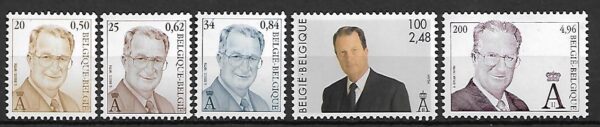 SŁAWNI LUDZIE BELGIA MI.3030-3034**