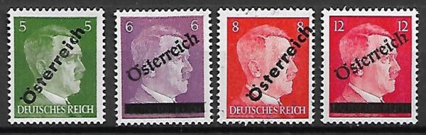 HITLER AUSTRIA MI.660-663**