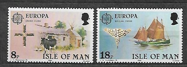 EUROPA CEPT WYSPA MAN MI.187-188**