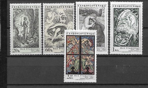 MALARSTWO CZECHOSŁOWACJA MI.2160-2164**