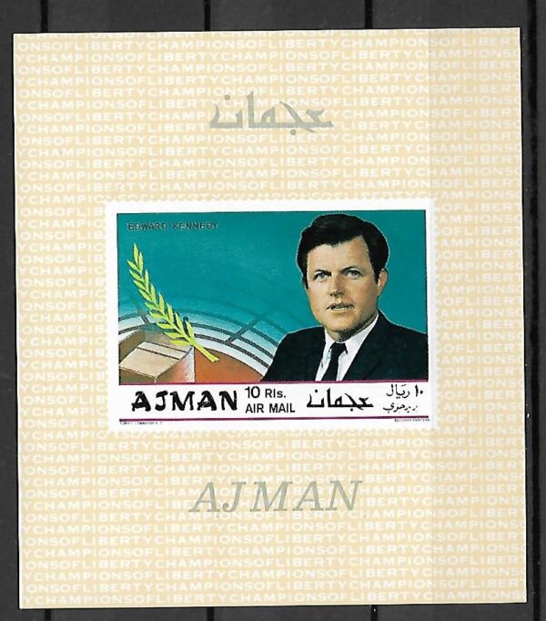 EDWARD KENNEDY AJMAN MI.BL.124B**