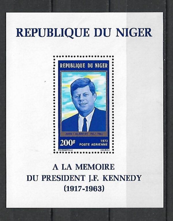 J.F.KENNEDY NIGER MI.BL.9**