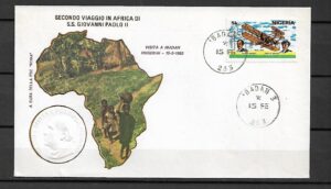 WIZYTA JANA PAWŁA II NIGERIA-IBADAN KOPRTA