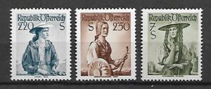 STROJE LUDOWE AUSTRIA MI.978-980**