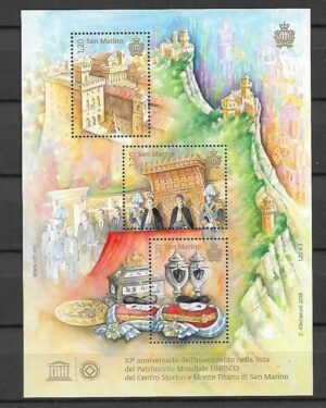 UNESCO SAN MARINO MI.BL.82**